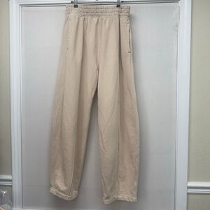 Women's Agolde Beige 90.s sweatpants bowed Size L